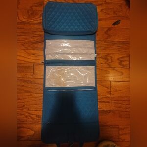 Blue Quilted Hanging Organizer